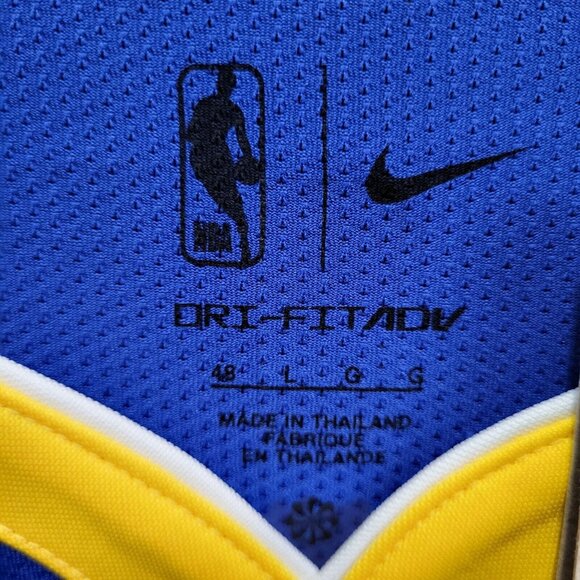 Nike Golden State Warriors Jordan Poole Icon Edition Jersey 48. Sz L MSRP $200 - Picture 5 of 8